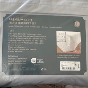 Broad Haven White Soft Bedding Sheets